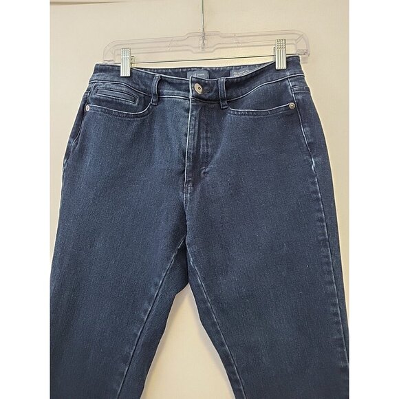 J Jill Denim Womens Jeans Size 6 Blue Premium Flex High Rise Leggings Stretch - Picture 2 of 6